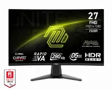 Monitor Gamer Curvo Msi Mag 276cxf Lcd, 27